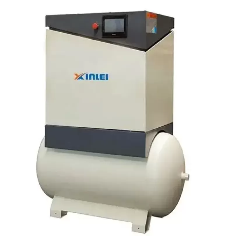 Máy nén khí trục vít 10Hp, 3pha, bình tích 300 lít
